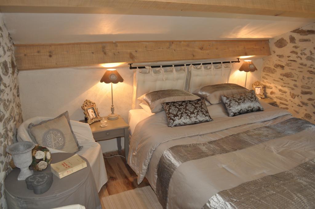 La Ribeyrette Bed and Breakfast Chamborigaud Værelse billede